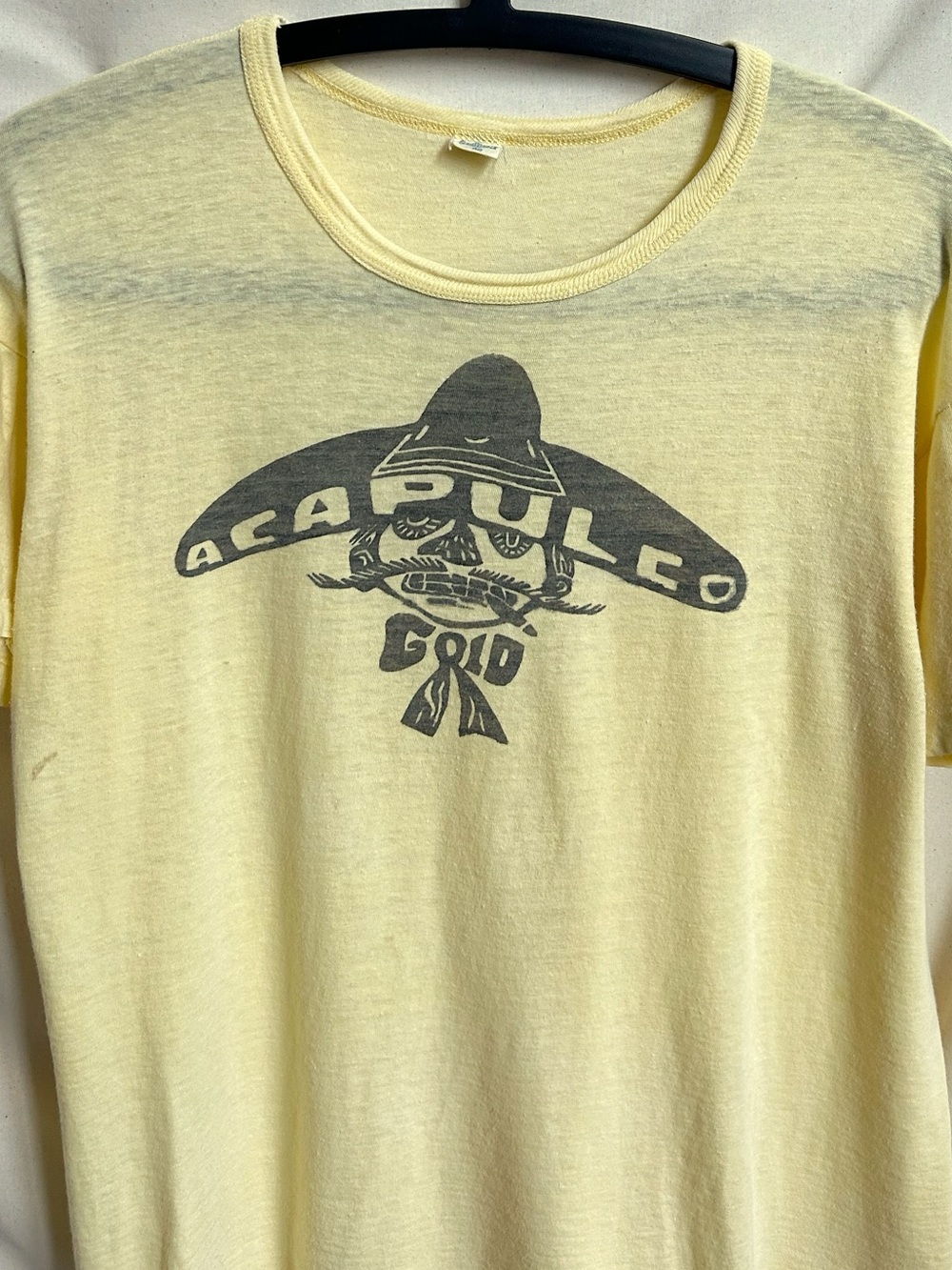 70s Vintage Mister Acapulco Gold T-shirt Single Stitch Mexico Counterculture